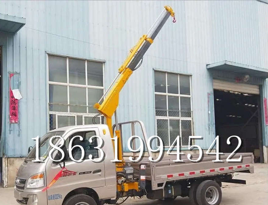 裕华区随车吊机全电动液压吊随车吊机小型蜘蛛吊车载式的吊机车载1/2吨吊机价格